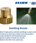 Top Notch Seedling Nozzle With Solid Brass Fine Mist Sprayer For Fragile Plants Seedlings And Cuttings gold finish sprayer
