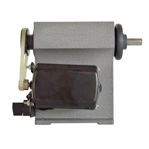 Side view of Pedal Type Electronic Winding Machine 220V 500-4000 RPM Foot Switch Coil Winder showcasing motor and gear details.