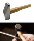 Heavy Duty Flat Faced Hammer For Jewelry Making And Metalworking, durable chasing hammer used in silversmithing