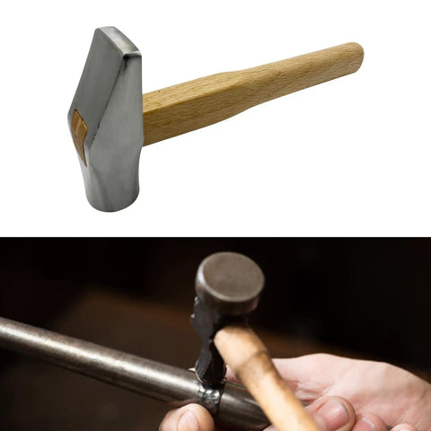 Heavy Duty Flat Faced Hammer For Jewelry Making And Metalworking, durable chasing hammer used in silversmithing