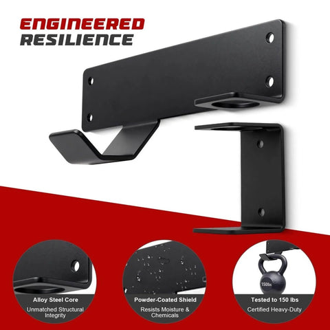 Wall Mount Jack Stand Organizer Rack for Heavy Duty Hydraulic Trolley Jacks Garage Tool Holder
