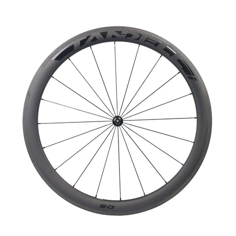 50mm Carbon Wheelset For Road Bikes With Tubeless Ready Clincher Rims And Rim Brake Compatibility, Lightweight And Rigid RT030 Hubs