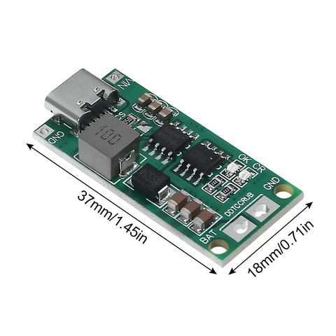 Three Pack Usb C Type C Bms Charger Board For 4S 18650 Lithium Batteries Offering Sweet Step Up Boost Power With No Fuss Power Bank Mods And Dope Cell Balancing Setup, 37mm x 18mm