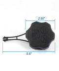 Lawn Mower Gas Cap For Briggs And Stratton 675EXi 725EXi Engines And Toro Craftsman Fuel Tank Cap Replacement 594061, shown with dimensions.