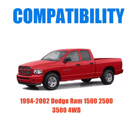 0-4 Inch Front Track Bar For Dodge Ram 1500 2500 3500 4WD With Relocation Bracket Adjustable Track Rod Heavy Duty Steel Powder Coated Improves Steering Control And Alignment For Lifted Rides for 1994-2002 Ram 4WD