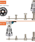 Universal Adjustable Socket Wrench With Adapter 10-19mm 3/8 To 3/4 Inch Ratchet Wrench Sleeve for 3/8 Drive Tools