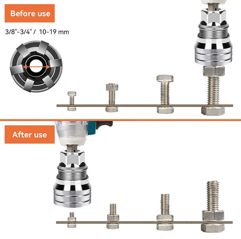 Universal Adjustable Socket Wrench With Adapter 10-19mm 3/8 To 3/4 Inch Ratchet Wrench Sleeve for 3/8 Drive Tools