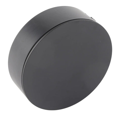 Smooth And Silent 360 Degree Rotating Display Stand in black, showcasing a sleek design for product photography.