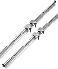 Four 2600mm Linear Rail Shaft Kit With Eight SBR50UU Blocks For CNC Routers And 3D Printers, Includes 50mm Rails shown in detail