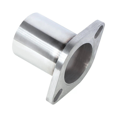 Heavy Duty 304 Stainless Steel Exhaust Flange Repair Pipe Kit For Cars And Trucks With 2 5 Inch Outside Diameter close-up of stainless steel connector