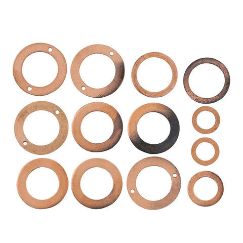 Top Tier Drop In Ready Engine Cylinder Head Assembly With Full Gasket Kit For S4L S4L2 Diesel Motors washer set, various sizes, copper material.