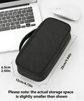 Waterproof Tech Organizer Pouch For Cables Chargers Earbuds And Phone Travel Ready All In One Carry Case With Removable Dividers