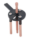 Close-up of a tool from the 36 In 1 Blind Hole Bearing Puller Kit With Inner Outer Bearing Separator Set And Gear Splitter Pull Tool.