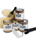 Wood Look Garage Door Paint Kit In English Oak Turns A Plain Door Into Real Wood Grain In A Two Step Morning Makeover Kit with tools