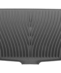 Legit Heavy Duty Silicone Countertop Drying Mat For Kitchen And Bar With Non Slip Grip And Quick Drainage, gray with grooved surface.
