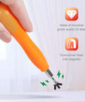 Close-up of Doorbell Screwdriver Replacement Kit with Torx T6 and T15 Bits with ergonomic handle and magnetic tip.