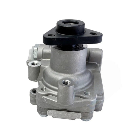 Heavy Duty Power Steering Pump For Porsche Cayenne V8 2002 To 2007 with metal finish and rubber seal for enhanced reliability.
