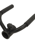 Black Heavy Duty T Bar Row Barbell Handle for Home Gym, high strength iron attachment for bent over rows and hip squats