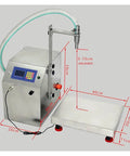 Digital Control Diaphragm Pump Liquid Filling Machine For Honey Beverages And Cosmetics Featuring Built Like A Tank Durability with display