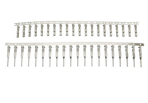 Female connectors from Dope 2.54mm Jumper Wire Kit With 710 Pieces Featuring Female Connectors And 40 Pin Pitch Single Row Headers.