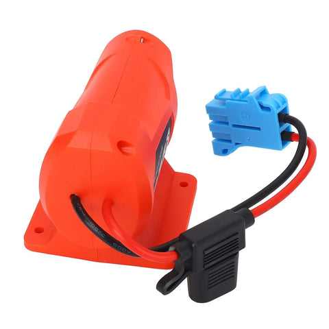 18V Battery Adapter And Conversion Kit With 12AWG Wire And 40A Capacity for Peg Perego Riding Toys RC Cars And Robotics, side view