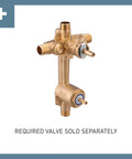 Genta LX Posi-Temp Trim Kit With Built-In 3-Function Transfer Valve For Shower, Chrome Finish, brass valve element
