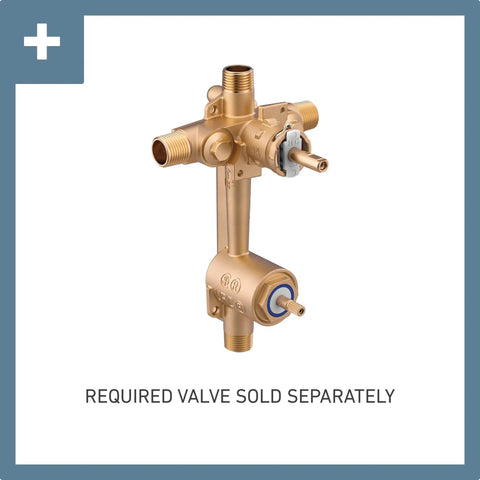 Contemporary Shower Diverter Trim Kit With Built In Transfer Valve And Multi Function Handle Brushed Nickel Finish Slick Upgraded Design Real Deal Bathroom Plumbing Fixture Straight Home Improvement Project Requires Separate Valve