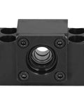 Heavy Duty Carbon Steel Ballscrew End Support for SFU1605 SFU1204 CNC Router with Built In Deep Groove Bearing and Lock Nut