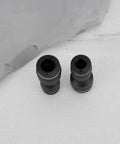20 Pack 6mm to 8mm Black Straight Reducer Push to Connect Pneumatic Fittings Quick Release Air Connectors top view