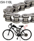 415 Chain 110L Links Beefed Up Heavy Duty Dirt Bike Chain For 2 Stroke Engines 49cc 60cc 66cc 80cc Motorized Bicycles with bike detail