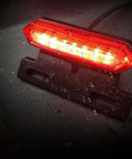 3 In 1 Ebike Tail Light For 36V 48V 60V Bikes Waterproof Rear Light With Brake Turn Signal And Running Light in rain
