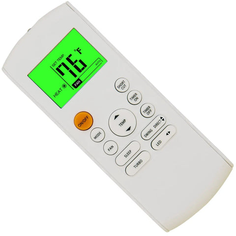 Universal Infrared Remote Control With Wall Mounting Bracket Easy Plug And Play Setup For Ductless Mini Split Air Conditioner Solid Replacement For Custom Home Systems No Hassle Operation Quick Swap Design