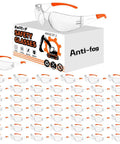 Heavy Duty Wraparound Safety Glasses Featuring Anti Fog Lens And Ansi Z87.1 Certification Tough Work Eye Protection Pack Of Fifty on display.