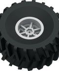 All Terrain Tire Kit For TETRIX MAX Robotics, Monster Truck Style Wheels With Foam Inserts For Gnarly Traction On Rough Surfaces
