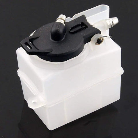 Must Have RC Nitro Fuel Tank Spare Part 75CC For One Tenth On Road Cars And Buggies, Easy Install, Durable Plastic And Metal Construction