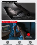 Comparison of screen habits before and after using Metal Phone Lock Box With Timed Lock Up To 365 Days No Override LED Display Kid Proof Lock.