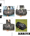 Mesh Scuba And Snorkeling Gear Bag Tough As Nails Heavy Duty Ventilated Duffel With Zippered Compartments And Adjustable Shoulder Strap Durable 600D Oxford Cloth For Saltwater Use Black shown in various angles
