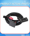 Winibo Heavy Duty Power Tilt And Trim Unit For Outboard Motor Up To 90HP wiring harness with control switch components.