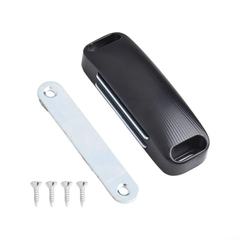 No Punch Magnetic Door Catch Keeps Cabinet Secure Ultra Thin Design blends seamlessly with modern kitchen and wardrobe furniture.