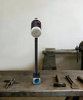 360 Degree Flexible Gooseneck Magnetic Led Work Light With Adjustable Base For Bright Illumination And Precise Lighting In Workshops Garages And Home Projects Featuring Flicker Free Technology on a workbench.