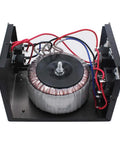 Internal view of 1000W Voltage Converter Transformer Step Up Down 110V to 220V 220V to 110V With US Power Cord, Circuit Breaker Protection