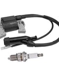 Ignition Coil And Spark Plug Replacement For Champion Power Equipment 196cc 6.5HP 3500 4000 Watt Generator, plug-and-play parts
