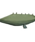 Jungle Hammock With Built In Mosquito Net And Lightweight Parachute Nylon, 9 Ft By 4 Ft 8 In, Heavy Duty Camping Hammock in green