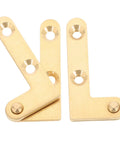 Beefy Heavy Duty Brass Pivot Door Hinges Set Adjustable Hidden Shaft Hinges For Glass And Wood Doors, gold finish close-up