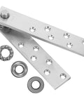 Beefy Heavy Duty 360 Degree Hidden Door Hinge Pivot System For Secret Doors Bookshelves And Cabinets In Stainless Steel