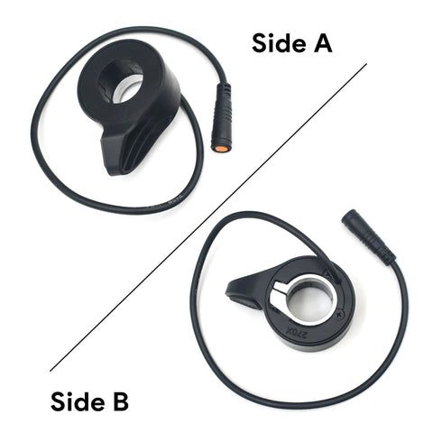 Thumb Throttle For Super 73 S2 S1 ZX RX Adventure Series 3 Pin Plug Replacement Accelerator For 22 23mm Diameter E Bikes And Scooters With Precise Responsive Speed Control And Lightweight ABS Build