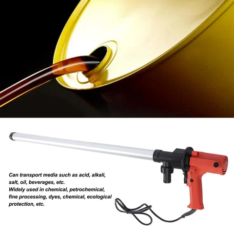 High Speed 8000Rpm Electric Drum Pump With Superior Leak Proof Design For Fast Transfer Of Kerosene And Water In Standard 200 And 220 Liter Chemical Containers Using Us Plug 110V Power