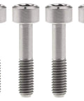 Top Tier Four Piece Titanium Hex Head Bolts For Bike Hardware M5x23mm Socket Cap Screws lightweight screws for bike assembly