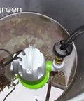 Zero Puddle Headache Automatic Submersible Utility Pump With Smart Water Sensor in a tank removing water.