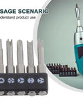 Special Shaped Screwdriver Bit Set With Chrome Vanadium Steel For Repairing Electronics Game Consoles And Toys Includes 50mm Triangle U Y Security Bits Driver Tools Kit Perfect For Tough Jobs, 5-bit set with electric screwdriver